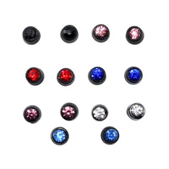 樹脂ピアス セット ピアス ジュエリー アクセサリー シンプル 6mm