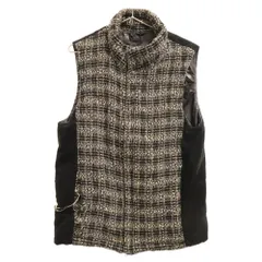 roar (ロアー) 14AW PISTOL & SON OF GOD CORD EMBROIDERY FLANNEL CHECK 二丁拳銃 エンブロイダリー フランネル チェック 切替ベスト ジャケット 14FRV-02 ブラックのサムネイル