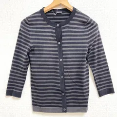 JIL SANDER NAVY ジル サンダーネイビー カーディガン JDD607B JD600B ブラック×ライトグレー系 S Jil Sander Vネック カーディガン | ブルー | FARFETCH JP