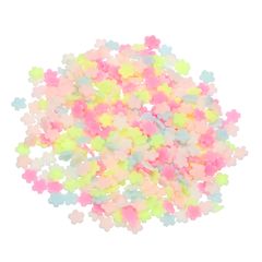 新品 PATIKIL 50gのフェイクスプリンクル フォー・スプリンクル クレイスプリンクル 桜の花びら ネイルアート DIYクラフト ケーキ 携帯ケース レジンネイルアートスライス ポリマースライス ピンク/ライトピンク/イエロー/ホワイト/ブルー