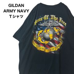 GILDAN　ギルダン　ARMY NAVY Tシャツ　アーミー　ミリタリー　2XL相当