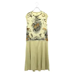 エルメス HERMES ワンピース ノースリーブワンピース 67-7772 ベージュ シルク ノースリーブワンピース レディース Used A