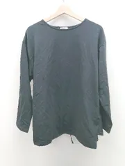 ◇ a.v.v アー・ヴェ・ヴェ クルーネック 無地 大人 長袖 カットソー サイズXL ブラック レディース E  【1307260016260】