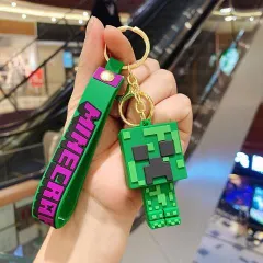 マインクラフト マイクラ クリーパー キーホルダー  キーリング