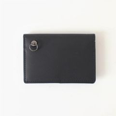 JAM HOME MADE ジャムホームメイド 革財布 ミニウォレット 誕生石入り 日本製 黒 （w-4321202）