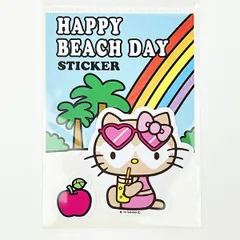 サンリオ ハローキティ 日焼け キティ ステッカー サングラス 文具 日本製 Sanrio