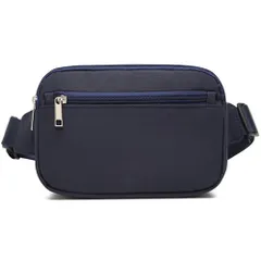 [FUPUTWO] ボディバッグ レディース ウエストバッグ ショルダー 斜めがけ 軽量 コンパクト (ネイビー) [ネイビー]