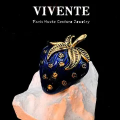 ブローチ フランス風 ストロベリー ヴィンテージ エナメル カラフル 高級感 精巧 合わせやすいXuA1879