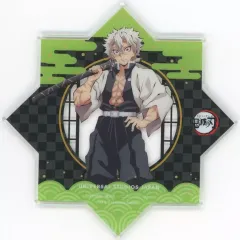 【中古】コースター 不死川実弥 アクリルコースター 「鬼滅の刃」 ユニバーサル・スタジオ・ジャパン2024 刀鍛冶の里 ひょっとこ亭 ドリンクメニュー注文特典