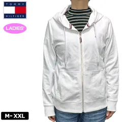 【サイズ選択可】TOMMY HILFIGER トミーヒルフィガー レディース フルジップ パーカー 141978 ブライトホワイト フーディー フ フード付 トップス ゴルフウェア スポーツウェア 新品【サードウェイブ ゴルフ＆スポーツ メルカリShops店】