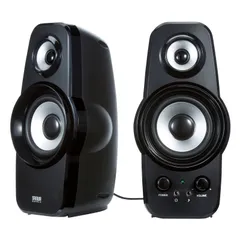 新品 サンワサプライ ツィーター搭載2chマルチメディアスピーカー MM-SPL9BKN ブラック