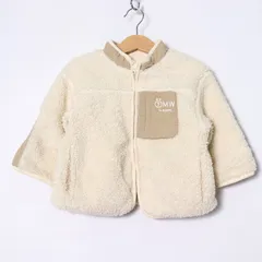 ジーユー ボアフリースジャケット ジャンパー アウター ベビー 男の子用 90サイズ ホワイト GU 【中古】のサムネイル