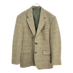 (極美品)ルシック　ハリスツイード　千鳥格子　ミックスツイードジャケット　XL 秋冬極上 ハリスツイード×ユニバーサルランゲージ 48-6Drop 千鳥格子