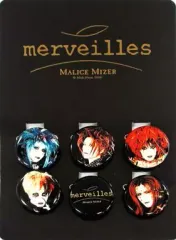 Malice Mizer merveilles ピンバッジ 5個セット Amazon.co.jp: MALICE MIZER merveilles Tour Goods Can Badge