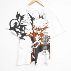 XL/古着 半袖 Tシャツ メンズ アニメ 僕のヒーローアカデミア コットン クルーネック 白 ホワイト 25aug18 中古