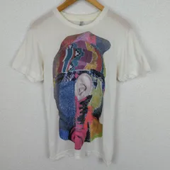 American Apparel アメリカンアパレル アートプリント Tシャツ ホワイト XSサイズ レディース 古着 ストリートのサムネイル