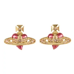 新品 ヴィヴィアン ウエストウッド Vivienne Westwood ピアス ゴールド/レッド