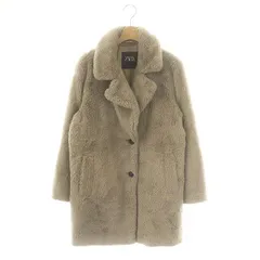 美品✨ZARA ザラ ボア フェイクファー プードル コート オフホワイト 2025年最新】zara プードル コートの人気アイテム - メルカリ