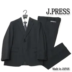 新品◆ J.PRESS ジェイプレス シャドーストライプ  スーツ 紳士服 Jプレス ビジネス  シングル スーツ 日本製  総裏 B5 / B6 /B7