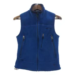 patagonia パタゴニア レギュレーター R4 フリースベスト アウトドア ワンポイント ブルー (メンズ XS) 中古 古着 Q8247