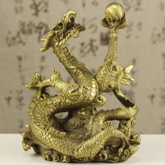 龍の青銅文鎮 10cm程 とても重いです。 - メルカリ