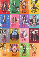 【中古】ポストカード 集合 16キャラクターポストカードセット 「ワンピース FILM RED デラックス・リミテッド・エディション 4K ULTRA HD Blu-ray + Blu-ray 初回生産限定版」 封入特典