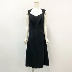 57h28 JUNYA WATANABE COMME des GARCONS ジュンヤワタナベ コムデギャルソン AD2002 裁断加工 パッチワーク 再構築 ノースリーブワンピース ドレス Y2K ロング丈 M ブラック ウール レディース o07t
