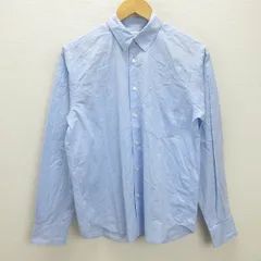 G■ユナイテッドアローズ/UNITED ARROWS B＆Y 長袖シャツ/コットン【S】青系/men's/53【中古】■
