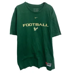 NIKE 半袖 プリントTシャツ L グリーン ナイキ プルオーバー バックプリント スポーティー 古着卸 アメリカ仕入 a704-5952