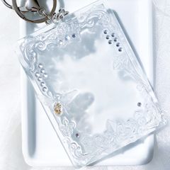 ハンドメイド トレカキーホルダーデコ オーロラユニコーン