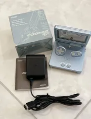 Nintendo GAMEBOY ADVANCE SP ゲームボーイアドバンスSP パールブルー 箱 説明書 本体 充電器 動作確認ok!