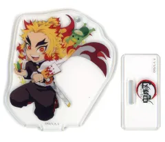 【中古】アクリルスタンド・アクリルパネル 煉獄杏寿郎 「鬼滅の刃 鬼滅祭 ～アニメ伍周年記念祭～ みにきゃら集 表紙イラスト ランダムアクリルスタンド」