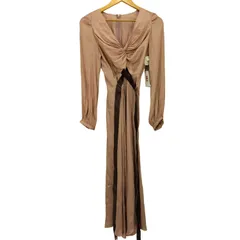 フレイアイディー FRAY I.D レザーベルトツイストワンピース レディース  0