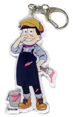 【中古】キーホルダー・マスコット(キャラクター) おそ松(DIY松) アクリルキーホルダー 「えいがのおそ松さん×イトーヨーカドー」