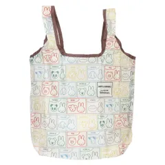 【メール便】ミッフィー ショッピングバッグ エコバッグ 総柄 ディックブルーナ マリモクラフト お買い物かばん 絵本キャラクター グッズ 