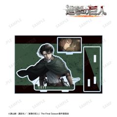 【新品/公式】進撃の巨人_リヴァイ パーツ付きBIGアクリルスタンド 公式グッズ colleize