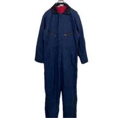 Dickies 中綿 長袖つなぎ W40 ネイビー ディッキーズ メキシコ製 ワークウェア オールインワン 古着卸 アメリカ仕入 a708-5202