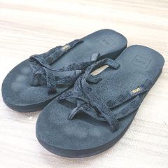 ◇ ⊂ Teva テバ サンダル サイズ24.5 ブラック メンズ E 【1410100001361】