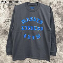 MASSES/マシス T-SHIRT L/S EXPRESS/Tシャツ ロングスリーブ エクスプレス/長袖/24AW_MSS_088/チャコール/L