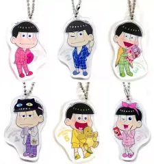 【中古】キーホルダー・マスコット(キャラクター) 全6種セット 「おそ松さんカフェ2017 アクリルキーホルダー」