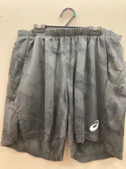 【asics】CLUBグラフィックショーツ Mサイズ(海外サイズ)