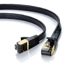 【新着商品】RJ45 ツメ折れ防止 40Gbps/2000MHz CAT8フラットLANケーブル(0.5m) ブラック Supply) KB-T8FL-005BK サンワサプライ(Sanwa