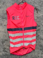JA554 ラファ Rapha RCC PRO TEAM LIGHTWIGHT WIND GILET ジレ サイクルベスト ピンク S