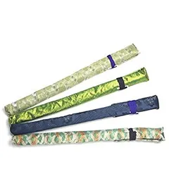 【中古】【非常に良い】【お買い得】篠笛袋（柄おまかせ・色指定）緑系