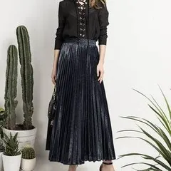 スカート ロングスカート プリーツスカート ロング ロング丈 マキシ マキシ丈 Aライン プリーツ かわいい 大人可愛い きれいめ シンプル カジュアル 大人 上品 おしゃれ かっこいい こなれ感 ラフ ルーズ 個性的 クール モード系 セクシー エレガント 