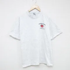 L/古着 ヘインズ 半袖 ビンテージ Tシャツ メンズ 00s ハート コットン クルーネック 薄グレー 霜降り 25jun14 中古