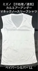 ミズノ カルエアーアンダーVネックノースリーブシャツ LL C2JAB113