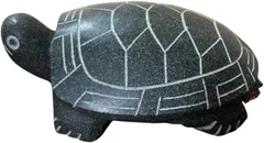 S.T.S.G 置物 カメ 亀 石 庭 ガーデニング 手彫り 縁起物 雑貨 小型 ギフト 御守り 癒し 屋外 オブジェ 和風 動物(小)