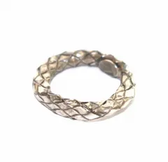 ボッテガヴェネタ BOTTEGA VENETA イントレチャート リング 指輪 925 8号 イタリア製 シルバー アクセサリー ジュエリー /DK ■OHのサムネイル