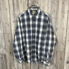 OLD L.L.BEAN エルエルビーン 米国製 長袖 チェック シャツ L